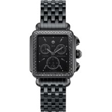 Michele Deco Noir Diamond Black IP Women's Watch MWW06A000679