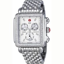 Michele Deco XL Mother of Pearl Stainless Steel Mens Watch