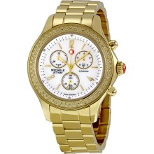 Michele Jetway Chronograph Diamond Ladies Watch MWW17A000007