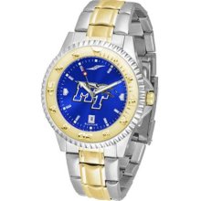 Middle Tennessee State MTSU Mens Two-Tone Anochrome Watch
