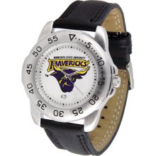 Minnesota State Logo- Mens Sport Leather Watch