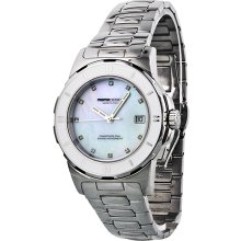 MOMO Pilot Lady Ladies Swiss Quartz Watch 093-C-MB-02WT