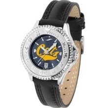 Montana State Fighting Bobcats Ladies Leather Wristwatch