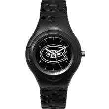 Montreal Canadiens Watch - Shadow Edition with Black PU Rubber Bracelet