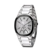 Morellato Gents Watch Analogue Quartz, Gray and Black Dial, Steel Stra