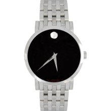Movado 606115 Watch Red Label Mens - Black Museum Dial