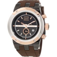 Mulco MW5-1621-035 Fashion Analog Brown Silicone Band Unisex Watch