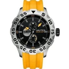 Nautica BFD 100 Multifunction Yellow Mens Watch N15566G