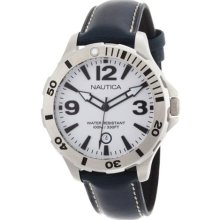 Nautica Box Set BFD 101 Diver White Dial Men's watch #N15545G