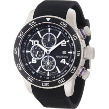 Nautica Men's Sport N20101G Black Resin Quartz Watch with Black Dial