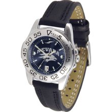 Nevada Wolf Pack Sport Leather Band AnoChrome-Ladies Watch