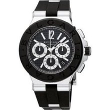 NEW Bvlgari Diagono Steel Automatic 42mm Chronograph with Rubber