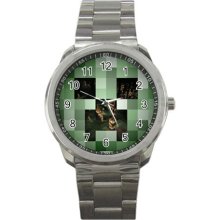 new hot minecraft creeper sport metal watch rare - Metal