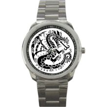new hot monster Sport Metal Watch rere - Stainless Steel