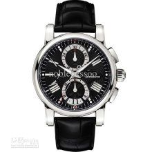New Mens Star 4810 Automatic Stainless Steel Black Wrist Watch Timew