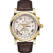 New Montblanc Star Chronograph Gmt Automatic Mens Watch 102135