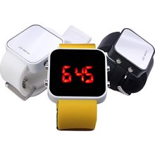 New Sport Style Square Watch LED with Mirror Face - Color Randomly Sent(6170773)