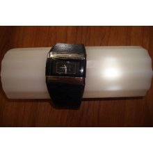Nike Merge Women's Watch Black & Silver Wc0024 Casual Wristwatch
