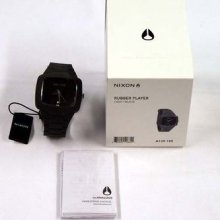 Nixon Authentic Watch Rubber Player Grey Black A139 195