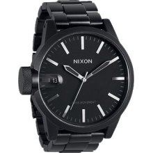 Nixon Chronicle SS Matte Black Analog Watch