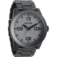 Nixon Corporal SS (Matte Black/Matte Gunmetal) O/S :: Matte Black/Matt