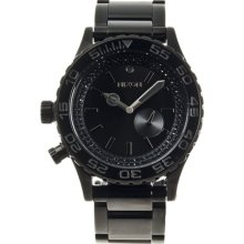 Nixon Men's Black Stainless Steel '42-20' Tide Watch ...