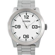 Nixon Men's Corporal SS A346100-00 Silver Stainless-Steel Quartz ...