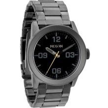 Nixon Private SS Watch - All Gunmetal / Black