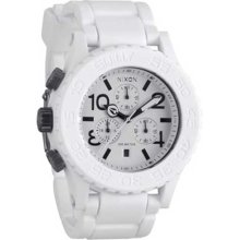 Nixon Rubber 42-20 Chrono Watch - White