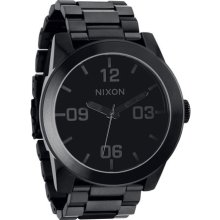 Nixon 'The Corporal' Bracelet Watch Black