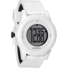 Nixon The Genie Digital All White Mens Watch A326100