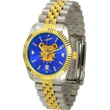 North Carolina A&T Aggies Men's Stainless Steel Alumni Dress Watch