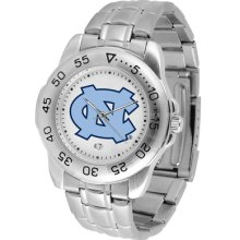 North Carolina Tar Heels Sport Steel Band - Men's Watch