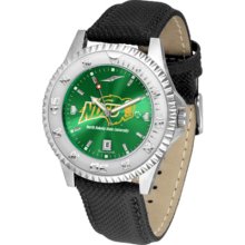 North Dakota State Bison Competitor AnoChrome Men's Watch with Nylon/Leather Band