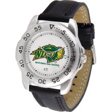North Dakota State Logo- Mens Sport Leather Watch
