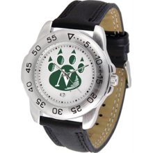 Northwest Missouri State Bearcats Mens Leather Sports Watch