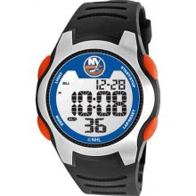NY Islanders wrist watch : New York Islanders Training Camp Watch - Silver/Black