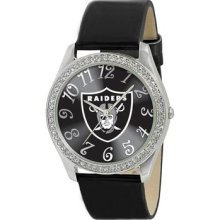 Oakland Raiders Glitz Ladies Watch - Nfl-gli-oak