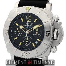 Officine Panerai Luminor Submersible Chrono 1000m Steel Special Ed Pam 187 B+p