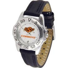 Oklahoma State Cowboys OSU NCAA Womens Leather Wrist Watch ...
