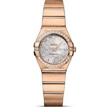 Omega Constellation Brushed Quartz 24mm Ladies Watch 12355246052001