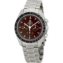 Omega Men's Speedmaster Professional Stainless Steel Case and Bracelet Brown Dial Automatic O31130423013001