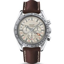 Omega Speedmaster Broad Arrow GMT Mens Watch 38813037