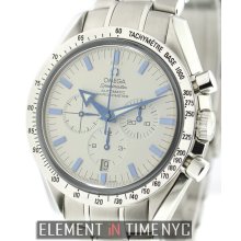 Omega Speedmaster Broad Arrow Chronograph White Dial