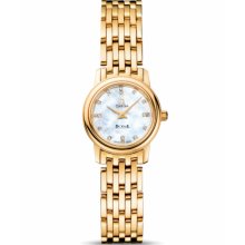 Omega Women's De Ville Mother Of Pearl & Diamonds Dial Watch 4170.76.00