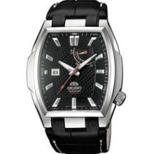 Orient Automatic Black Power Reserve Mens Watch FFDAG005B