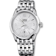 Oris 62375824071MB Watch Artelier Mens - Silver Dial