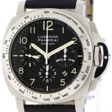 Panerai PAM 196 H Luminor Daylight Chronograph - 44mm Stainless Steel