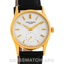 Patek Philippe Calatrava 18k Yellow Gold Mens Watch 3796