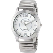 Pedre 0091Ssx Women'S 0091Ssx Silver-Tone Expansion Bracelet Watch